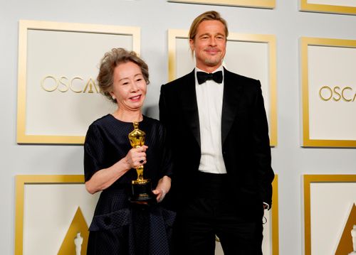 Brad Pitt Fan And Oscar Winner Yuh Jung Youn Has Been A Bright Light Of Award Season