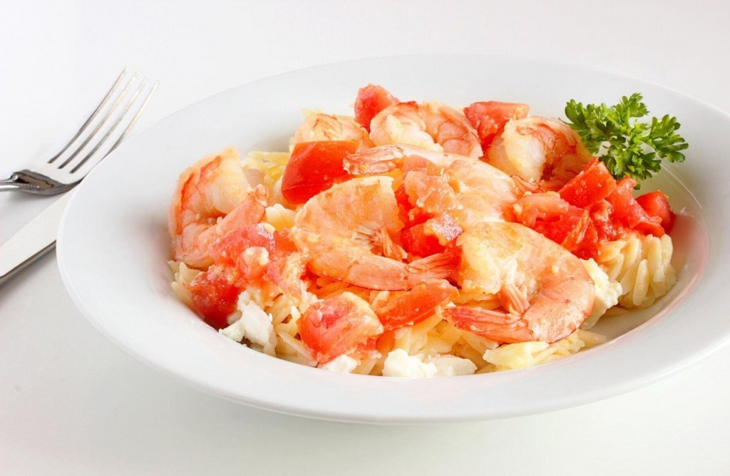 Recipe Of The Day: Greek Shrimp And Orzo Salad With Cherry Tomatoes