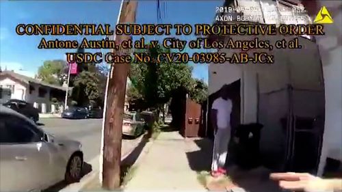 Lapd Officers Are Accused Of Racial Profiling During An Arrest Of A Black Man Outside His Home
