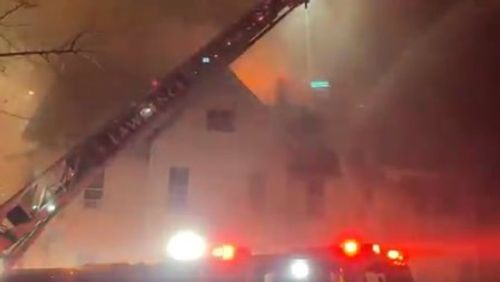 Three Buildings Destroyed In Fast Moving Fire