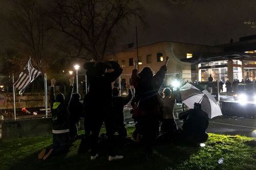 Police And Demonstrators Clash During Protests Over The Shooting Of A Minnesota Man During A Traffic Stop