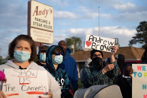Demonstrations Continue As Community Awaits Bodycam Footage From Andrew Brown Jr. Shooting