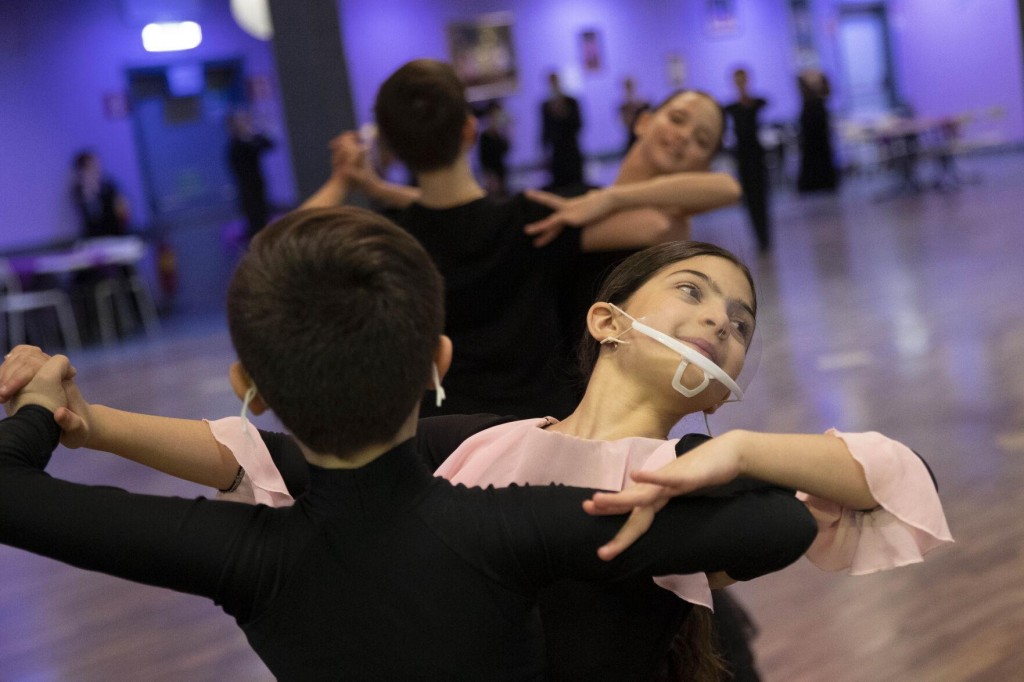 Ap Photos: Italy Ballroom Dancers Twirl Through Lockdown