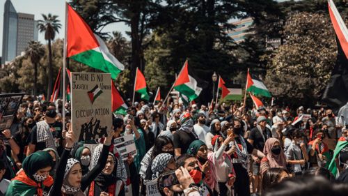 People Across The Us Join Pro Palestinian Protests