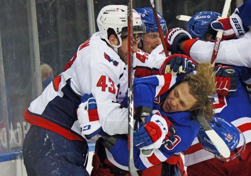 Huge Brawl Mars Hockey Game As Controversy Continues Between Rangers And Capitals
