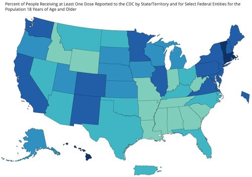 These Are The States With The Highest And Lowest Vaccination Rates