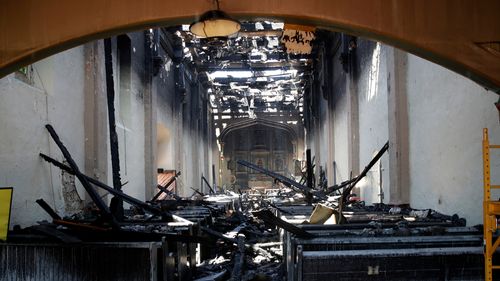Man Charged With Setting Fire To A Historic Catholic Church In Southern California