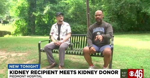 Teacher Reunites With His Kidney Donor For Memorial Day Weekend