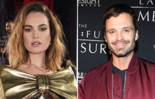First Look At Lily James And Sebastian Stan As Pamela Anderson & Tommy Lee (photos)