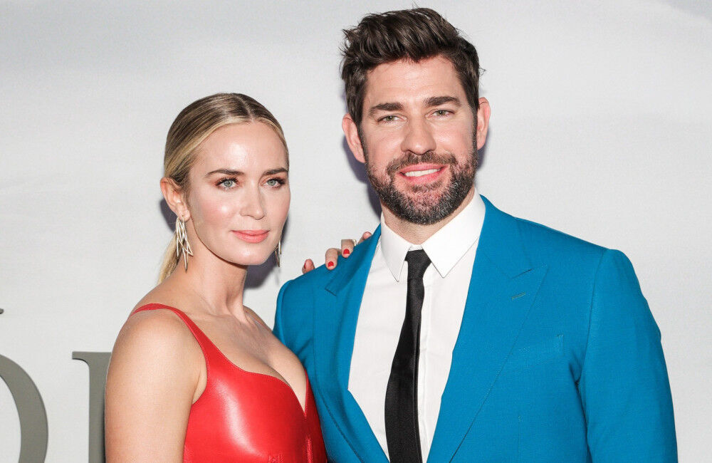 John Krasinski Praises Wife Emily Blunt For Bringing Joy To A Quiet Place Ii Set
