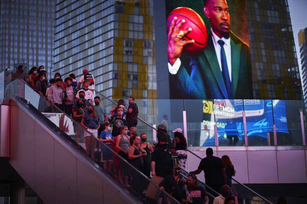 Vegas Hitting Jackpot As Pandemic Weary Visitors Crowd Back
