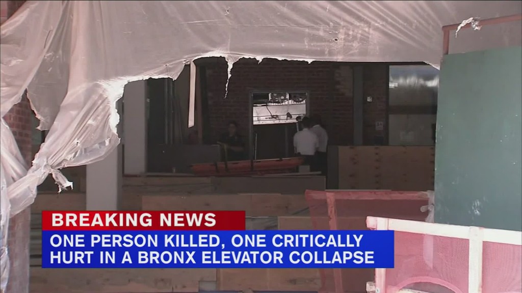 1 Dead, 1 Seriously Injured In Elevator Accident