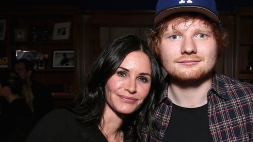 Courteney Cox Recreates ‘friends’ Dance Routine With Ed Sheeran