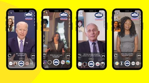 White House Teams Up With Snapchat To Encourage Covid Vaccinations For Young Americans