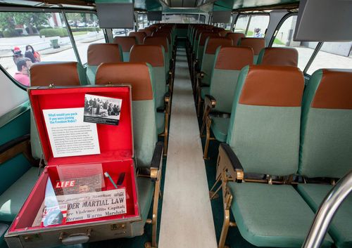 Vintage Greyhound Bus Is Restored To Commemorate The Freedom Rides’ 60th Anniversary