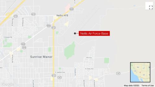 Aircraft Crashes After Taking Off From Nellis Air Force Base Near Las Vegas