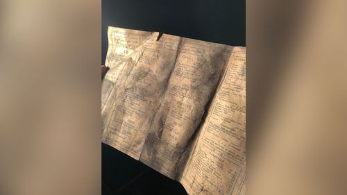 Menu From 1913 Found During Refurbishment