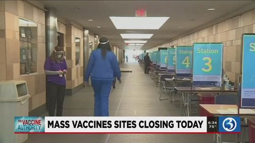 Mass Vaccination Sites Close Across The State As Efforts Shift To Communities