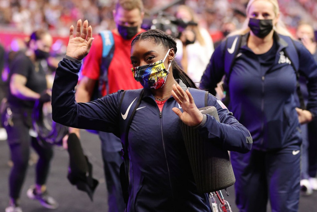 Simone Biles Wins Again To Lead Olympic Team For Gymnastics