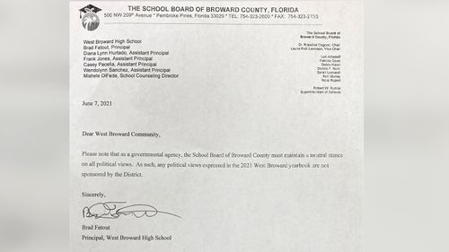 A Florida High School Paused Distribution Of Its Yearbook Over Coverage Of The Black Lives Matter Movement