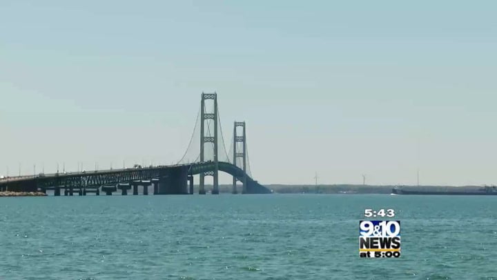 Sights And Sounds: Ships Roll By The Mackinac Bridge