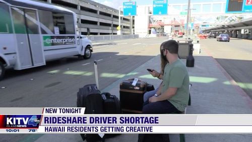 Honolulu Not Spared By Rideshare Driver Shortage, Residents Getting Creative