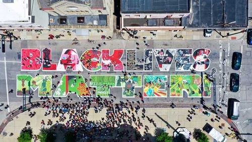 Artists To Touch Up Black Lives Matter! Mural