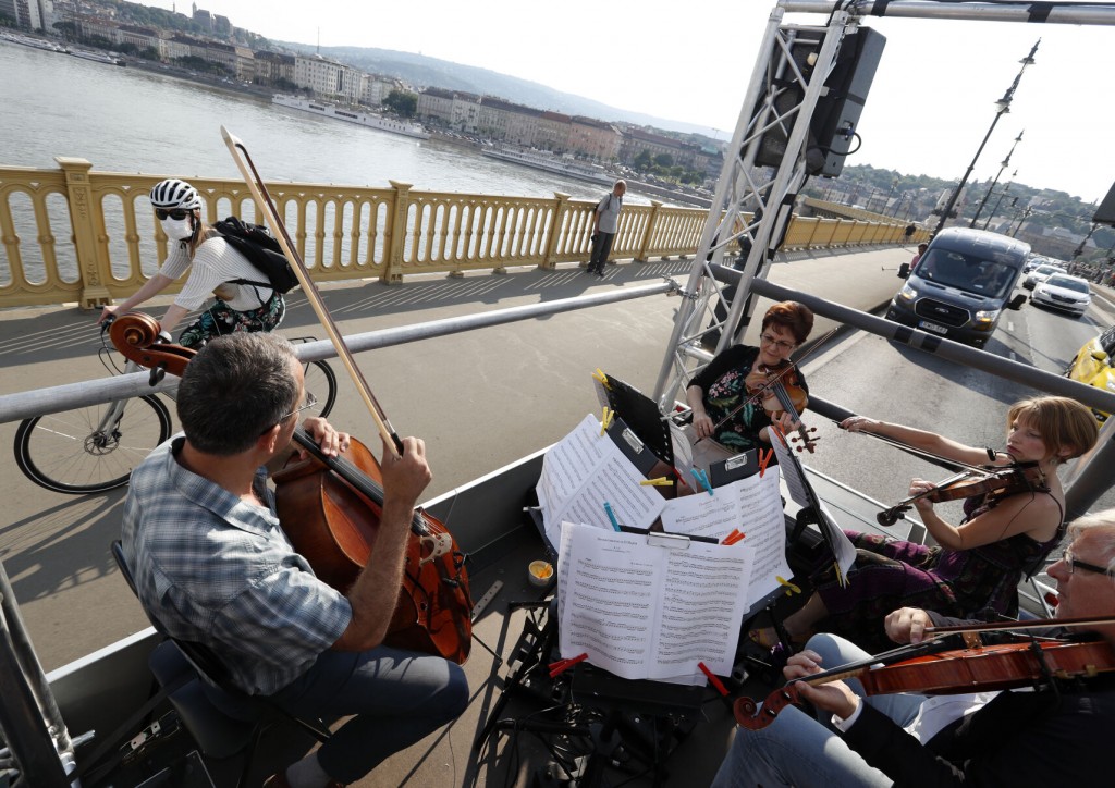 Budapest Orchestra Performs Live Concert From Moving Truck