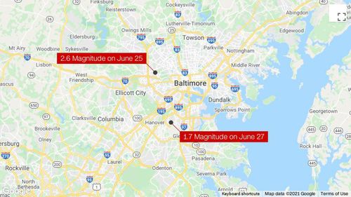 2 Earthquakes In 3 Days Rattle … Baltimore