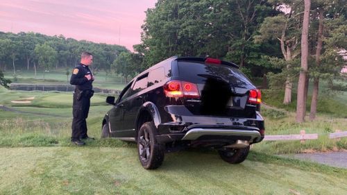 Driver Following Waze Gps App Gets Stuck On Golf Course