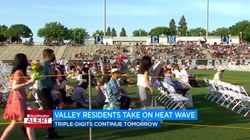 Residents Brave Heatwave To Attend Graduations, Go Shopping