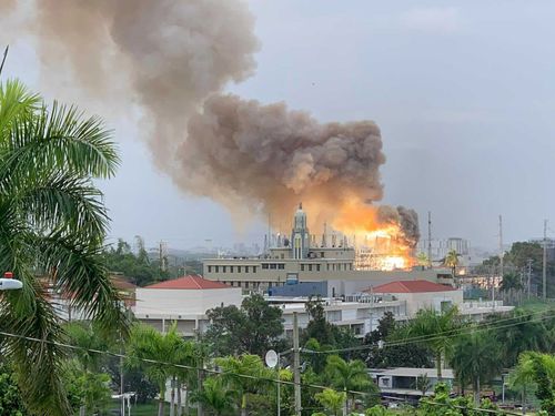 An Electrical Substation Fire In Puerto Rico Has Knocked Out Power Throughout The Island