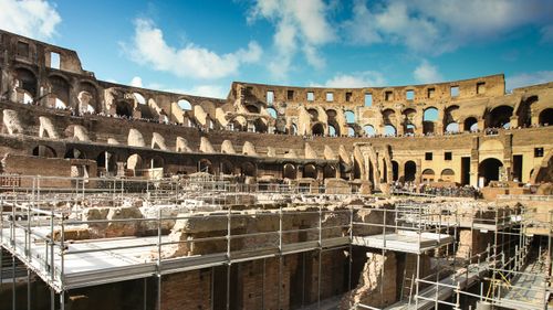 Rome’s Colosseum Opens Its Underground For The First Time In Its History