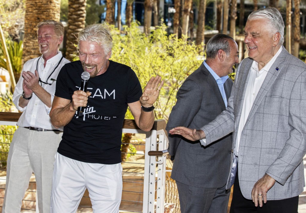 Richard Branson Marks Opening Of Virgin Hotel In Las Vegas