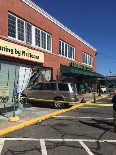 Driver Slams Through Dry Cleaners’ Window