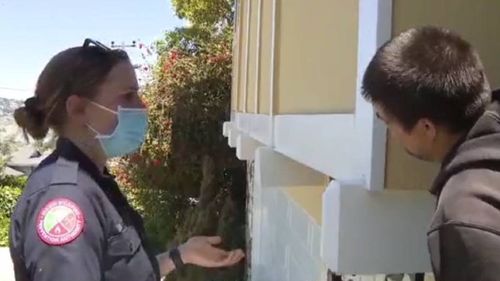 Inspectors Go Door To Door Checking For Fire Hazards