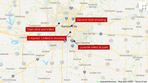 Four People Were Killed, Including Two Juveniles, In Separate Shootings Over Three Hours In The Kansas City Area