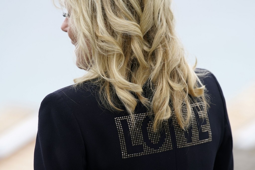 Message In A Jacket: Jill Biden Offers ‘love’ During Uk Trip