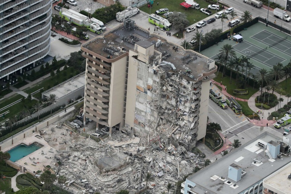 Photos: Scenes From The Beachfront Condo Building Collapse In Surfside, Florida
