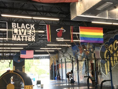 Gym That Lost Members To Blm & Pride Flags Gets Support From Miami Heat