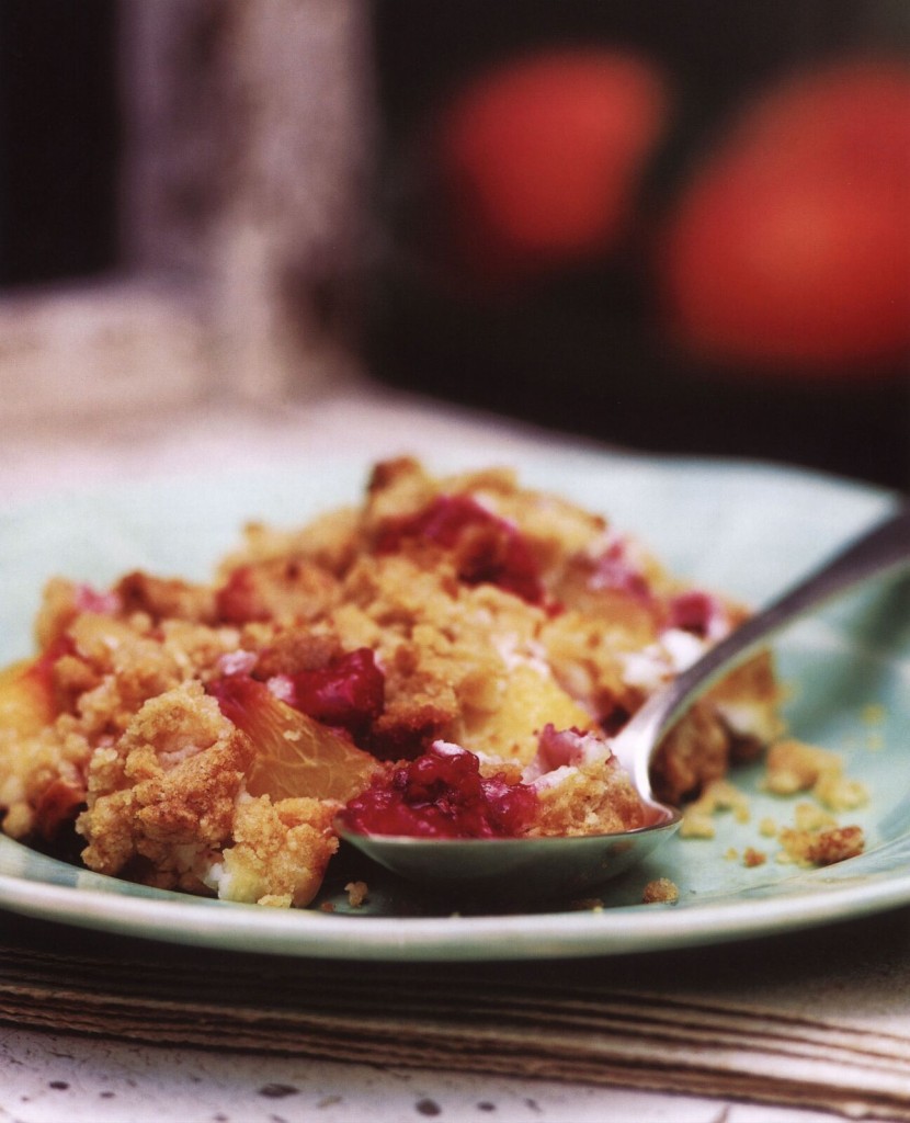 Seriously Simple: Peach Berry Crisp With Vanilla Custard Celebrates The Sweetness Of Summer