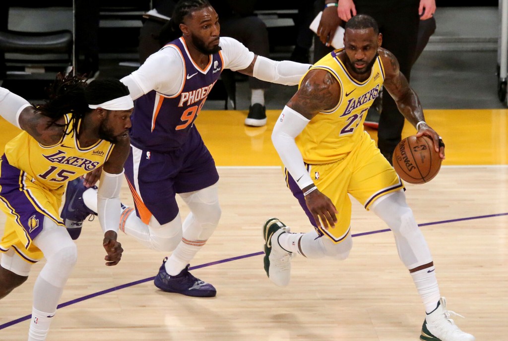 Lakers Eliminated By Suns After Anthony Davis Limps Off Court