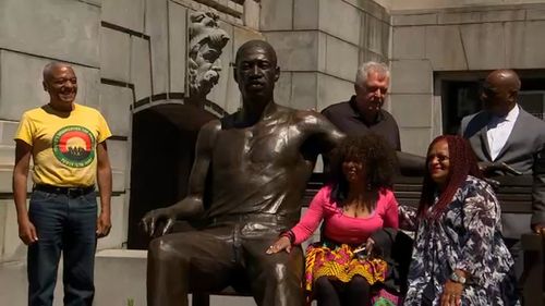 George Floyd Statue Unveiled