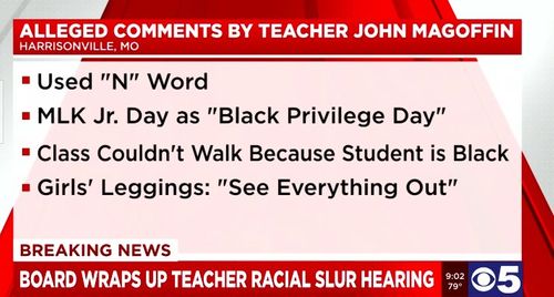 Teacher Under Fire After 11 Hour Meeting For Alleged Use Of Racial Slurs In Class