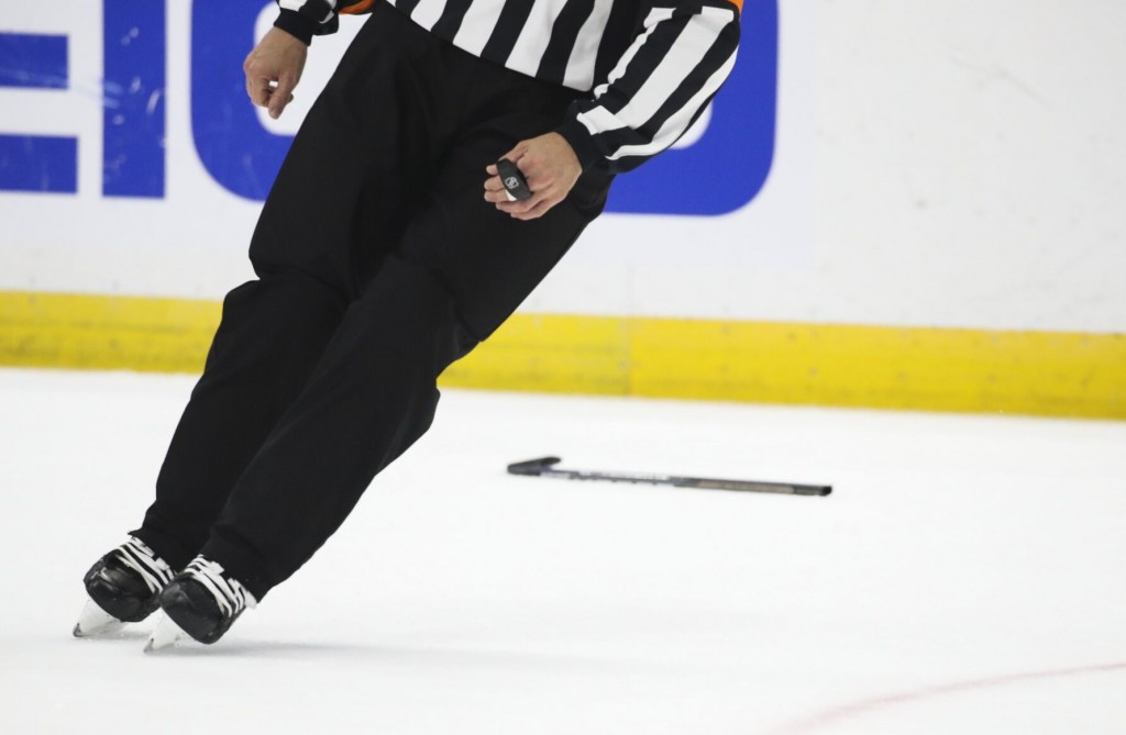 When A Hockey Stick Breaks, Everyone Has To Lend A Helping Hand