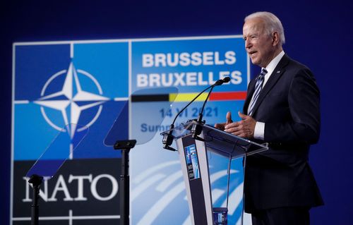 President Biden Arrives In Geneva For Putin Showdown After Shoring Up Western Support