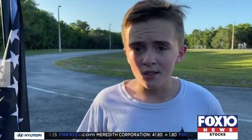 Boy Honors Fallen Deputy With One Mile Run