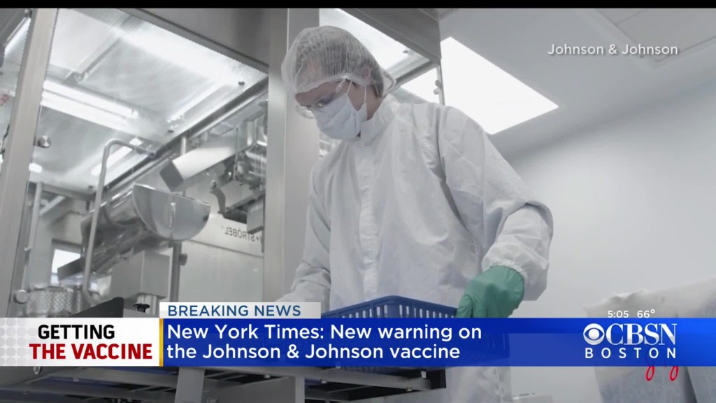 Fda Warns Of Potential Rare Neurological Complication With Johnson & Johnson Coronavirus Vaccine
