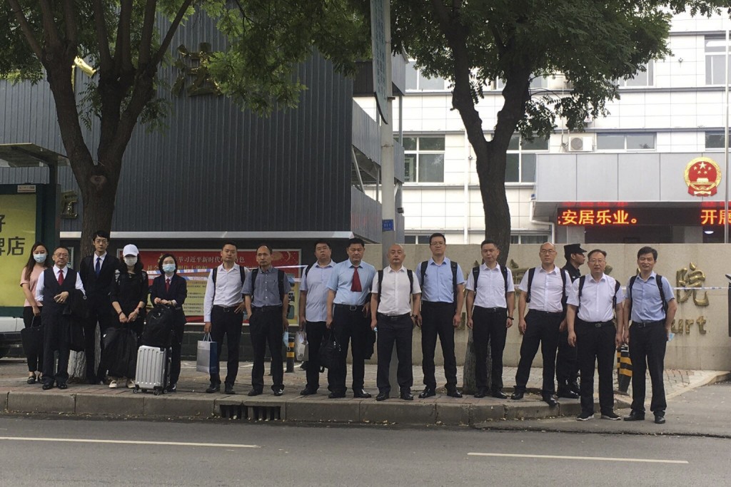 Chinese Farmer Who Praised Lawyers During Crackdown On Trial