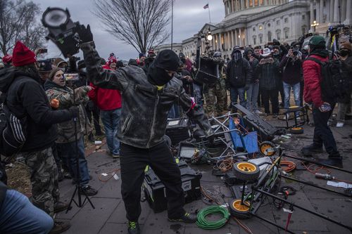 Capitol Rioters Smashing Media Equipment Prompt Several New Criminal Cases